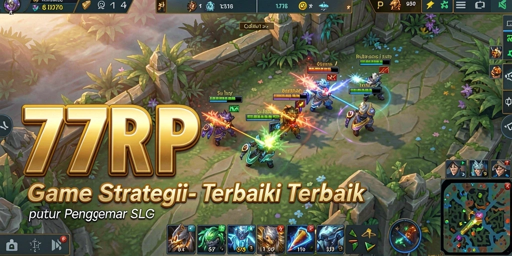 Tangkapan layar menunjukkan aksi strategis dalam game SLG.