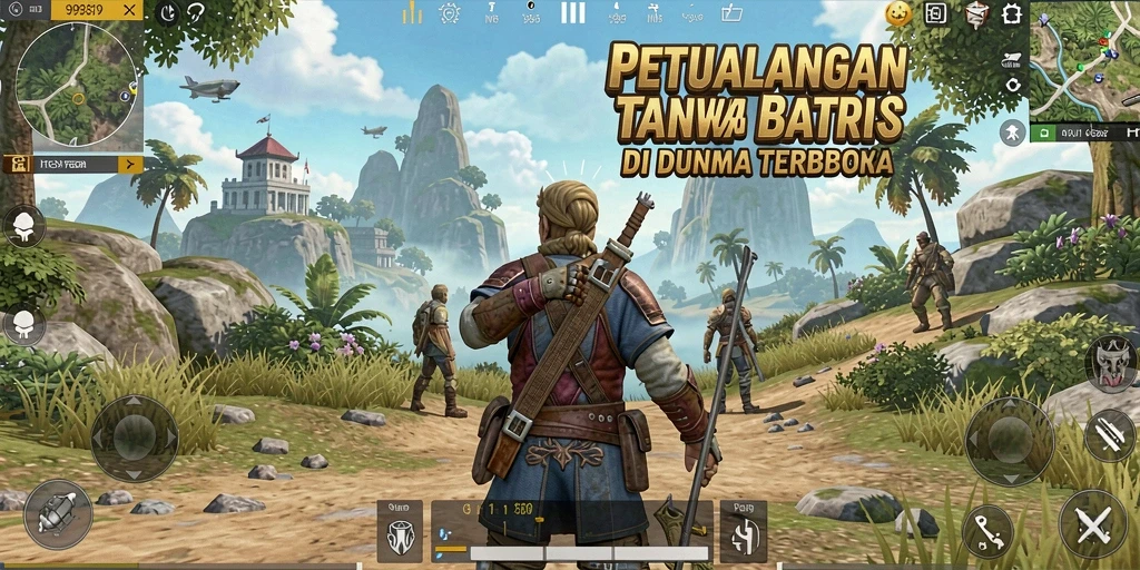 Gameplay seru dalam dunia terbuka di 9939.