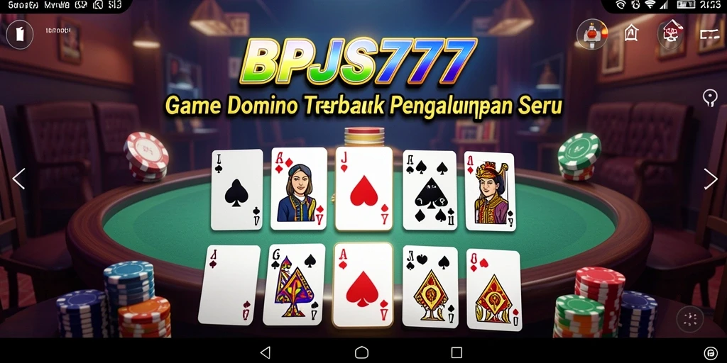 Tampilan gameplay yang menampilkan serunya permainan Domino di BPJS777.