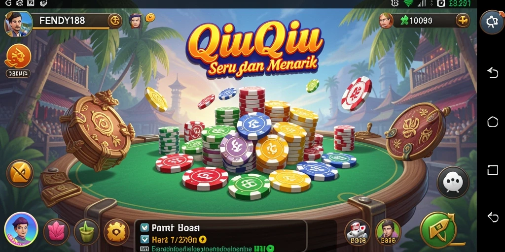 Tampilan gameplay QiuQiu yang menarik di FENDY188.