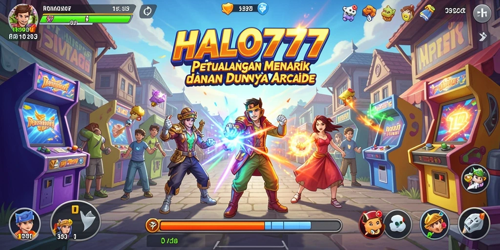 Tampilan menarik gameplay HALO777 dalam dunia arcade yang penuh tantangan.