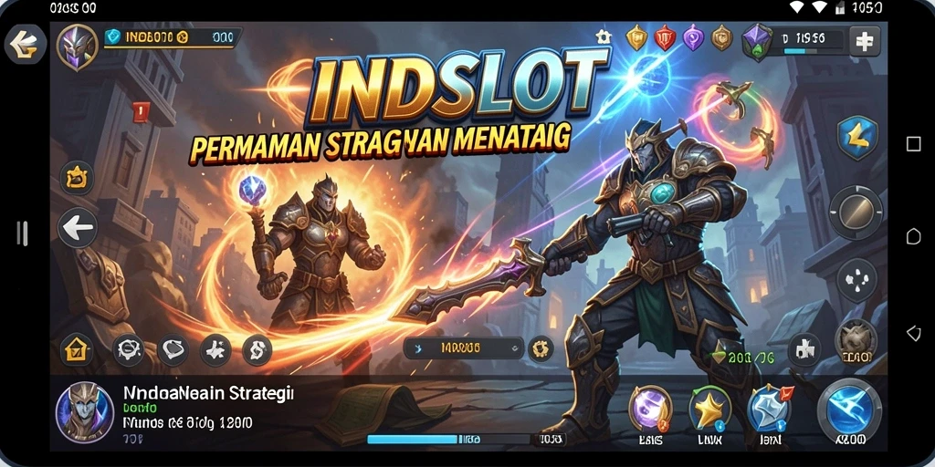 Tampilan utama INDSLOT dengan strategi permainan yang dinamis.