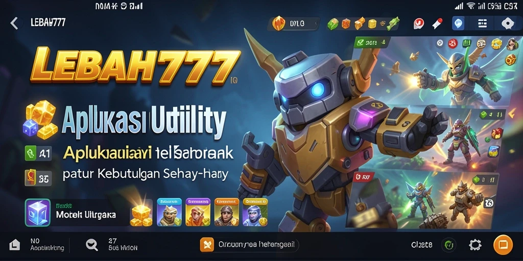 Tampilan antarmuka LEBAH777 yang sederhana dan intuitif.
