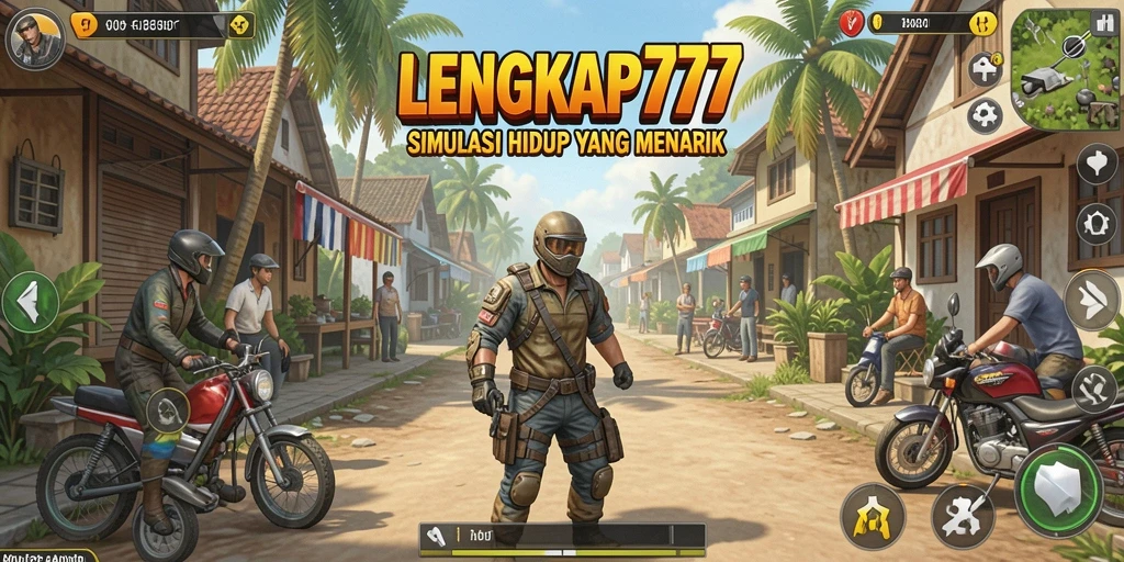 Tampilan gameplay LENGKAP777 yang menarik dan interaktif.