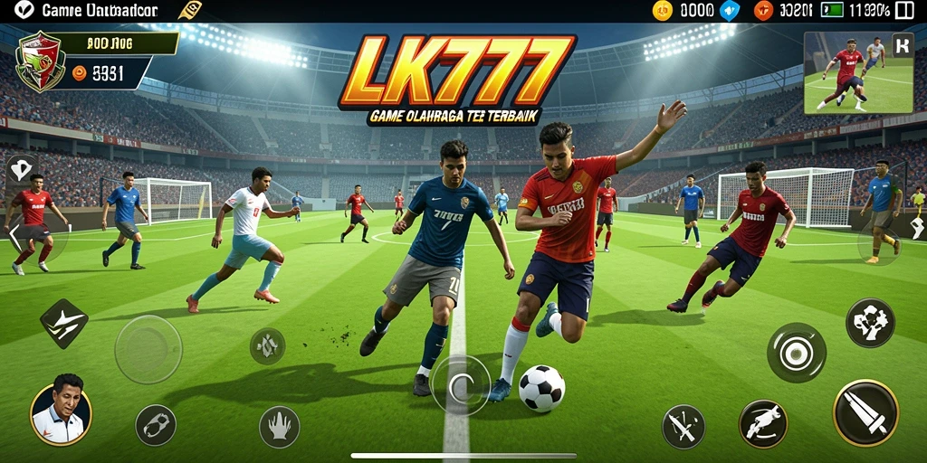 Screenshot gameplay LK777 yang menampilkan aksi seru dalam olahraga.