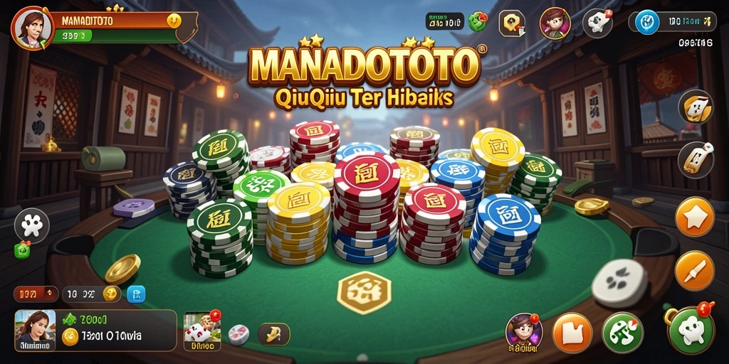 Screenshot gameplay QiuQiu MANADOTOTO yang seru dan menarik.