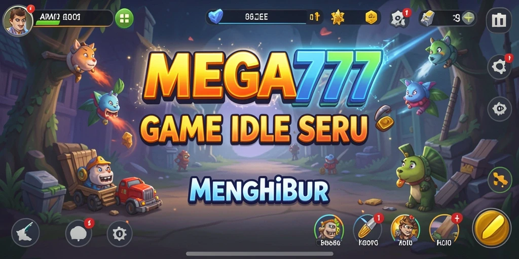 Tampilan screenshot MEGA777 dengan gameplay Idle yang memikat.