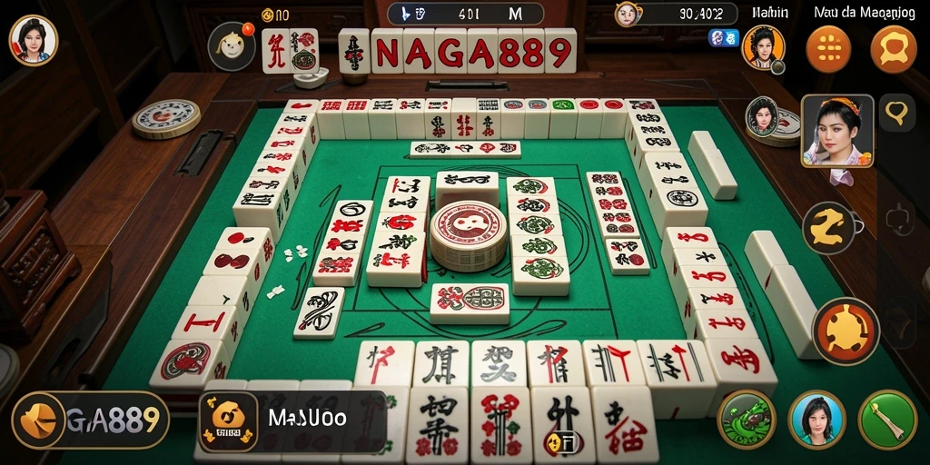 Tampilan gameplay seru dan menegangkan dalam NAGA889.