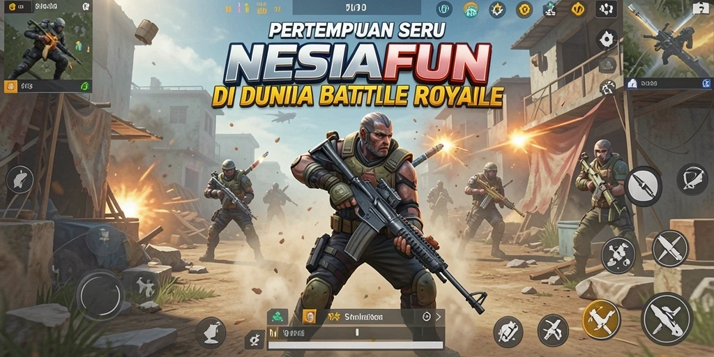 Menampilkan pertempuran seru di arena NESIAFUN.