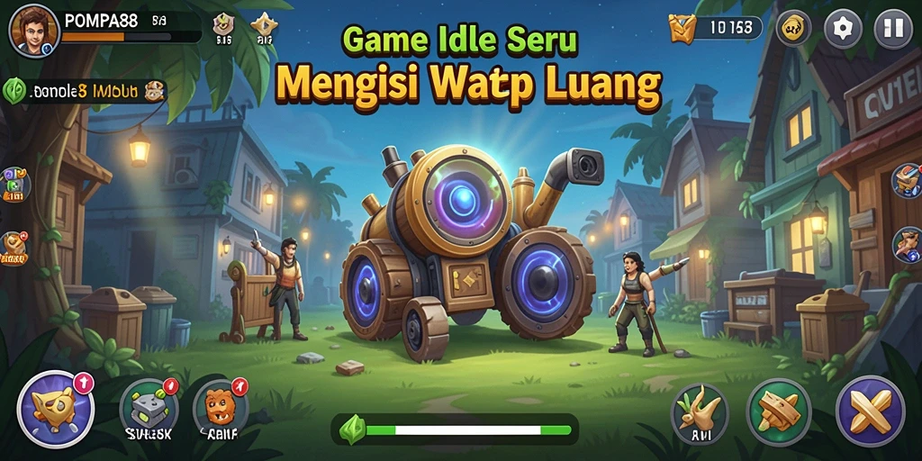 Screenshot POMPA88 menampilkan gameplay Idle yang menarik dan interaktif.