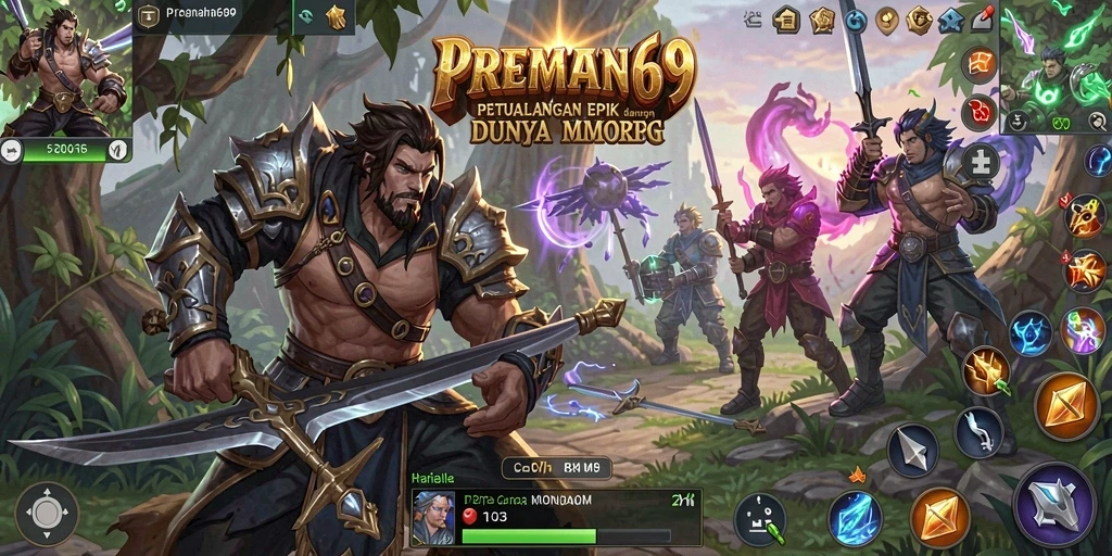 Tampilan gameplay PREMAN69 yang mendebarkan dan penuh aksi.