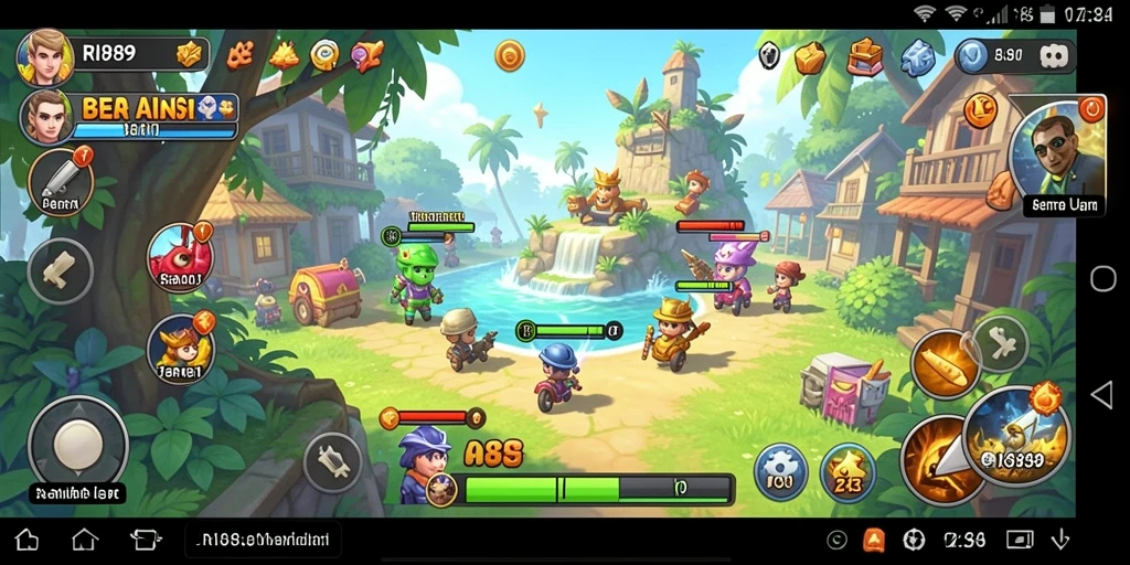 Tangkapan layar menarik dari gameplay casual RI889 yang seru.