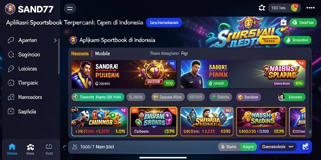Tampilan gameplay SAND77 yang menarik dan interaktif dalam taruhan.