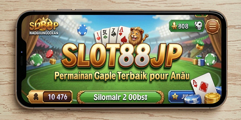 Tampilan gameplay SLOT88JP yang menarik dan seru dalam permainan Gaple.