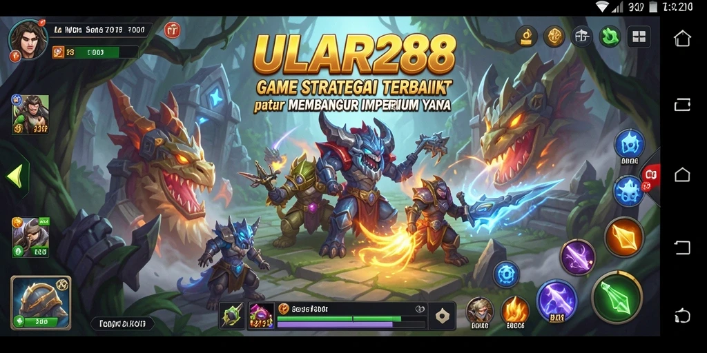 Tangkapan layar ULAR288 menampilkan intense gameplay strategi yang menantang.