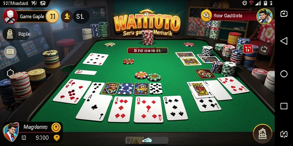 Tampilan gameplay seru dalam WATITOTO yang memukau.
